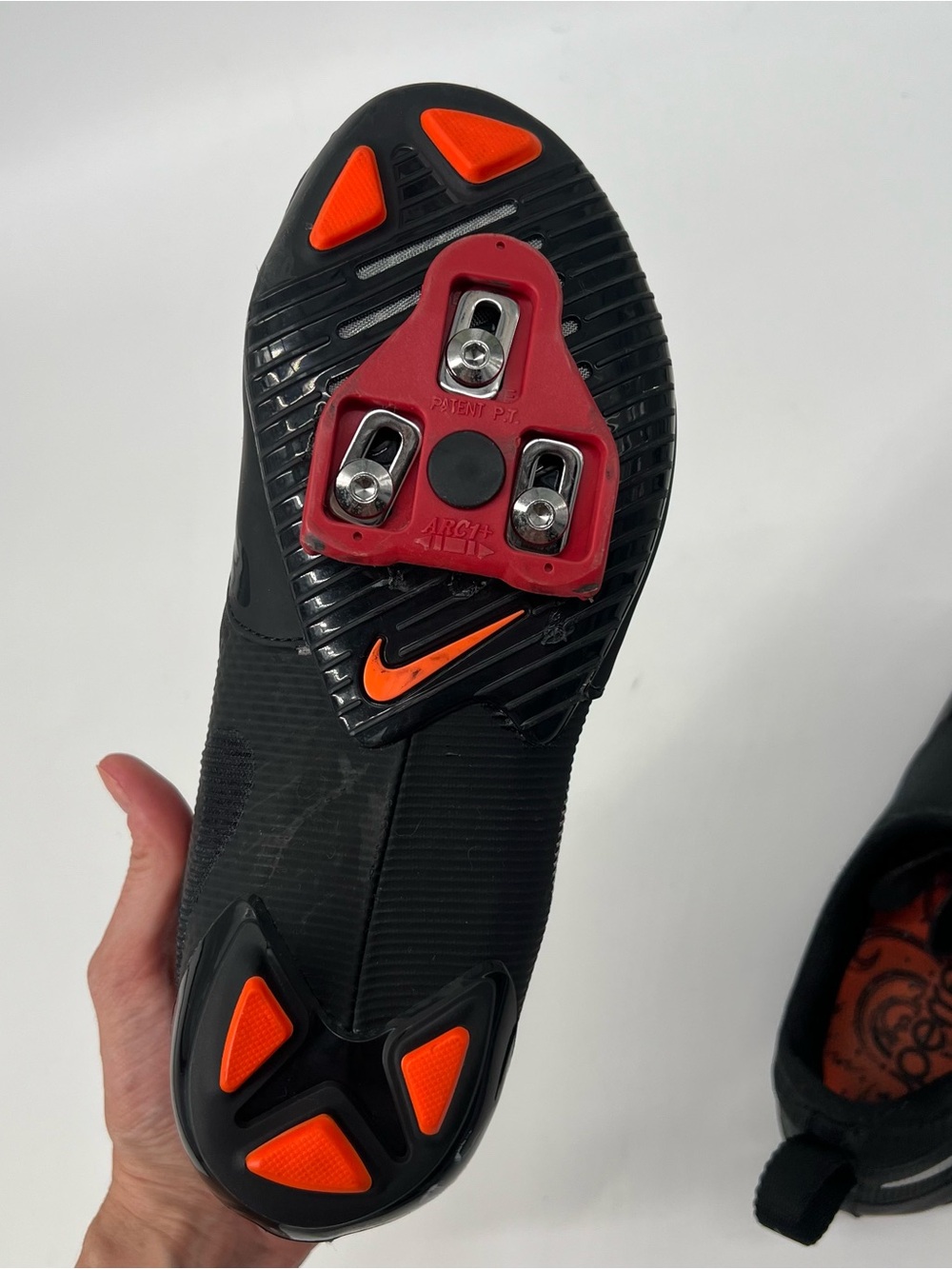 Nike SuperRep Cycle Shoes Black/Red Indoor Cycling Lightweight Strap Wmn's Sz 9 - Picture 9 of 11